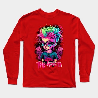 Punk Girl - The Adicts Long Sleeve T-Shirt